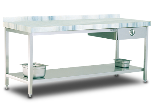 Mermer Tablalı Tezgah/Tek Çekmeceli